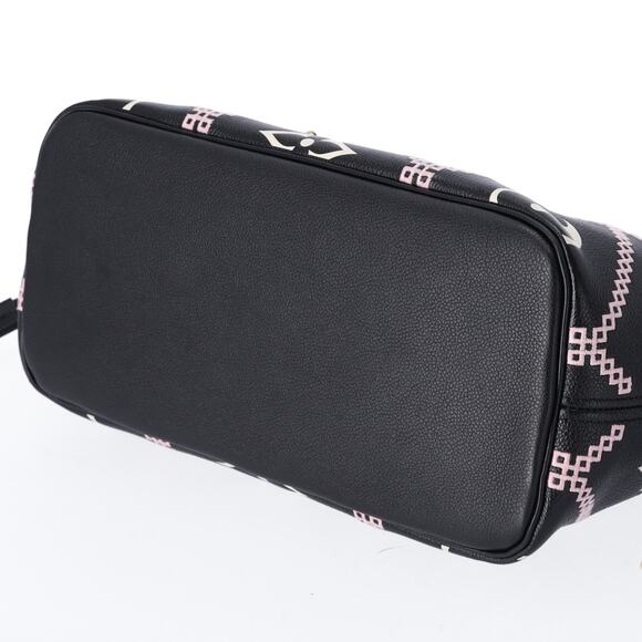 Louis Vuitton Neverfull MM Empreinte Embroidered Malletage Black Pink - Picture 7 of 9